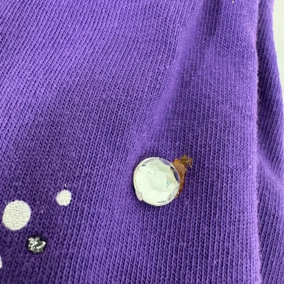 Disney Store Mickey Minnie Mouse Tropical Palm Tree Graphic TShirt Purple Womens - Picture 8 of 10